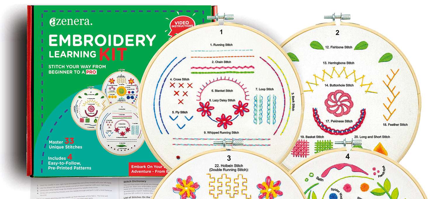 Top 5 Embroidery Kits for Beginners to Practice a Sustainable Hobby