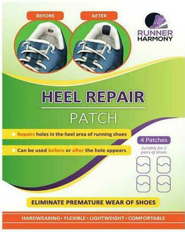 Runner Harmony Shoe Heel Repair (4 Patches)